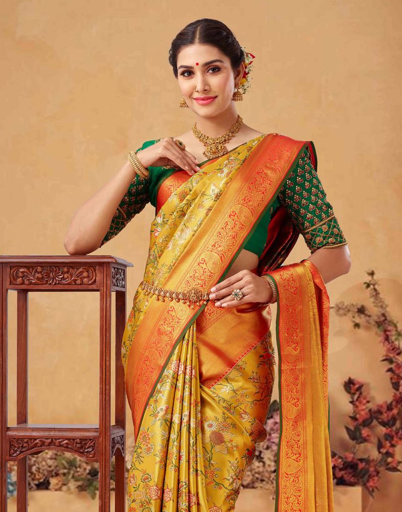 Buy Authentic Kanchipuram Sarees With Pure Zari Online- Kankatala |  Kankatala